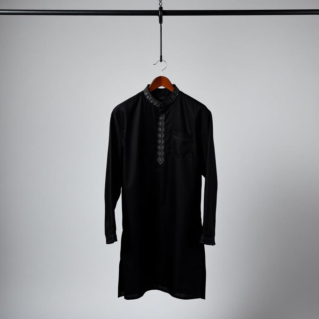 Onyx Embroidered Panjabi